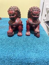 Pair red chinese for sale  CARDIFF