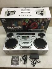 Boombox Bluetooth GPO Brooklyn - plateado segunda mano  Embacar hacia Mexico