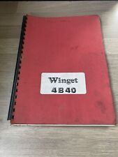 Winget 4b40 ton for sale  PETERBOROUGH