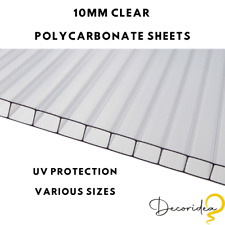 10mm clear polycarbonate for sale  NEWPORT