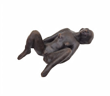 NAKED FIGURE ART DECO NEUVOU SCULPTURE SOLID BRONZE EROTIC STATUE ORIGINAL # 2, used for sale  Shipping to South Africa