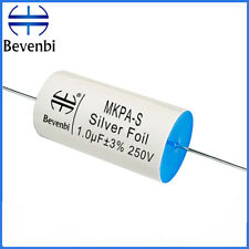 Capacitor de folha Bevenbi 250V 1uF axial MKP prata para divisor de filtro de áudio HIFI comprar usado  Enviando para Brazil