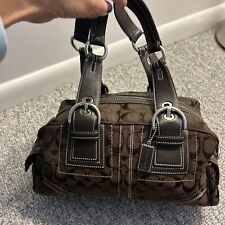 Coach brown jacquard for sale  Bayville