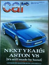 Car Magazine - August 1987 - Aston V8, Golf GTi, 309 GTi, Renault 21 Turbo segunda mano  Embacar hacia Mexico