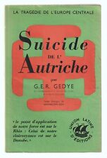 Gedye suicide autriche d'occasion  Le Havre-