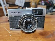 Câmera de Filme 35mm Olympus Trip 35 Vintage Preta Point and Shoot com Lente 40mm F2.8 comprar usado  Enviando para Brazil