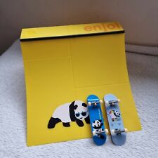 Tech Deck Big Board Enjoi Panda Yellow Ramp With 2 Fingerboards for sale  PURLEY