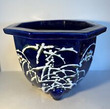 flower pot cobalt blue for sale  Clarks Summit
