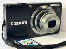 Canon PowerShot A2300 HD 16.0 MP 5x Optical Zoom Digital Camera Black for sale  Shipping to South Africa