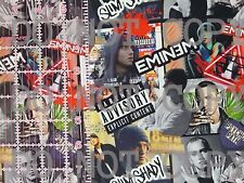 Tela tejida 100 % algodón personalizada hip hop rap artista Eminem por 1/4 yarda segunda mano  Embacar hacia Mexico