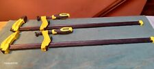 2 Stanley HEAVY DUTY I BEAM Bar Clamps  WOODWORKING CLAMPS    83-028 24IN/600MM for sale  Shipping to South Africa