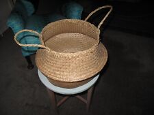 Maceta/maceta/cesta de almacenamiento de mimbre tejida para vientre de pastos marinos segunda mano  Embacar hacia Mexico