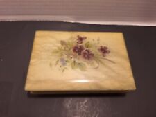 Used, Vintage 1950s Alabaster ladies dressing table box / cigarette box for sale  Shipping to South Africa