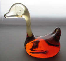 Amberina glass duck for sale  Grantsboro