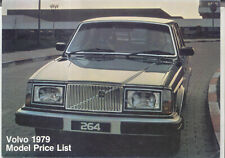 Volvo price list for sale  BATLEY