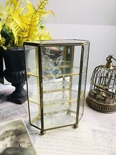 retro glass display cabinet for sale  WALSALL