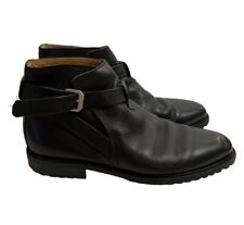 Usado, Botas de tornozelo masculinas Bally Tempo de couro preto tamanho 12 fabricadas na Itália comprar usado  Enviando para Brazil