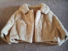 Fur jacket bolero for sale  EASTBOURNE