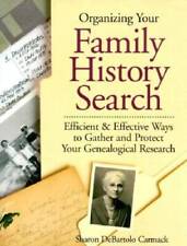 Organizing family history for sale  Montgomery