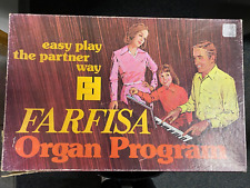 Farfisa organ program for sale  Madison