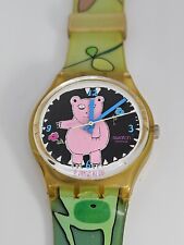 2002 Reloj de cuarzo Swatch Originals Piggy the Bear GK367 hecho en Suiza 34 mm segunda mano  Embacar hacia Mexico
