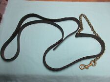 Vintage braided leather for sale  Geneva