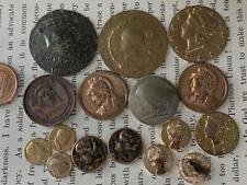 Vintage Mixed Metals Coins Cabs Findings Mix 16 for sale  Shipping to South Africa