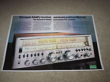 Sansui G-9000 Receiver Ad, 1978, Articles, Specs, 2 pages, Beautiful! for sale  Olmsted Falls