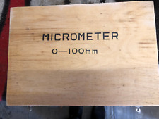 Set of 4 Iron Measuring Screw Micrometer Micrometer Measuring Screw 0-100mm for sale  Shipping to South Africa
