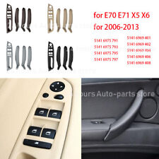 Maçaneta interna da porta painel interno puxador tampa guarnição para BMW E70 E71 X5 X6 2007-2013 comprar usado  Enviando para Brazil