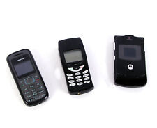 Konvolut Handys Mobiltelefone Motorola Razr V3 Nokia 8210 und Nokia 1208 comprar usado  Enviando para Brazil