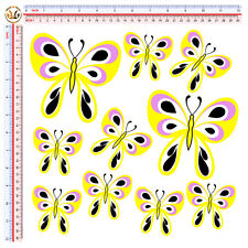 Butterfly sticker yellow usato  Roma