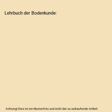 lehrbuch bodenkunde gebraucht kaufen  Trebbin