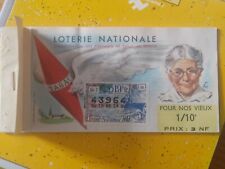 Carnet billets loterie d'occasion  Arras