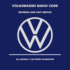 VW VOLKSWAGEN KOD RADIOWY KOD RADIOWY RCD 500 310 300 215 200 | RNS 510 310 315 na sprzedaż  Wysyłka do Poland