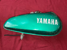 Vintage Yamaha Motorcycle Gas Tank Green for sale  Beatrice