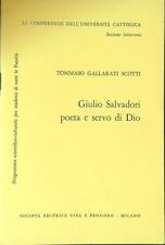 Giulio salvadori poeta usato  Italia