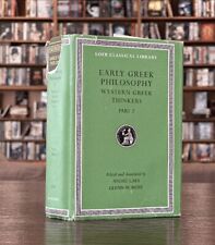 Filosofía Griega Temprana, Volumen V: Pensadores Griegos Occidentales, Parte 2 (Clásico Loeb.. segunda mano  Embacar hacia Argentina