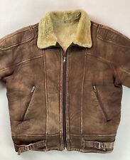 Vintage shearling bomber for sale  Shipping to Ireland