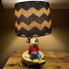 Lámpara de mesa vintage retro años 80 de Mickey Mouse Disney luz nocturna funciona perfectamente segunda mano  Embacar hacia Argentina