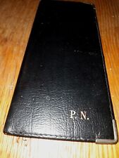 Black leather chequebook for sale  ANTRIM