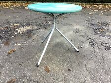 Vtg 50s Or 60s lightweight Aluminum folding round camping table Retro Shabby for sale  Shipping to South Africa