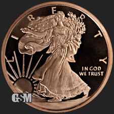 Used, 2 oz Copper Round - Walking Liberty for sale  Shipping to South Africa