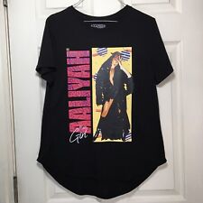 Camiseta Preta Gráfica Aaliyah Feminina Tamanho G (Estilo/Look Anos 90) Rap Bebê Menina -Falha- comprar usado  Enviando para Brazil