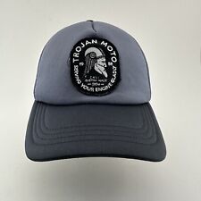 Used, Vtg Trojan Moto 1958 Trucker Hat Rewastered Embroidered Adjustable Snap Back Cap for sale  Shipping to South Africa