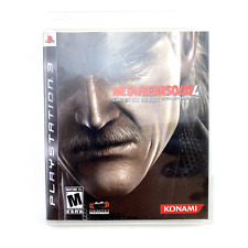 Metal Gear Solid 4 Guns Of The Patriots PlayStation 3 PS3 2008 CIB W/ Manual for sale  Shipping to South Africa