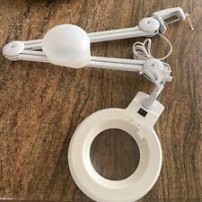 Quality Optics® LED Table Clamp Mount Magnifier Lamp Light Magnifying Glass Lens, used for sale  Shipping to South Africa