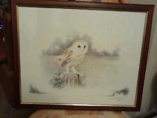 Barn owl print for sale  BARNSTAPLE