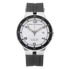 Relógio masculino Porsche Design Flat Six 44mm automático mostrador branco P.635042641254 comprar usado  Enviando para Brazil