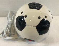 Bola de futebol Scentsy Warmer tamanho médio gol elemento preto branco cera descontinuada comprar usado  Enviando para Brazil
